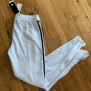 White Adidas Pants